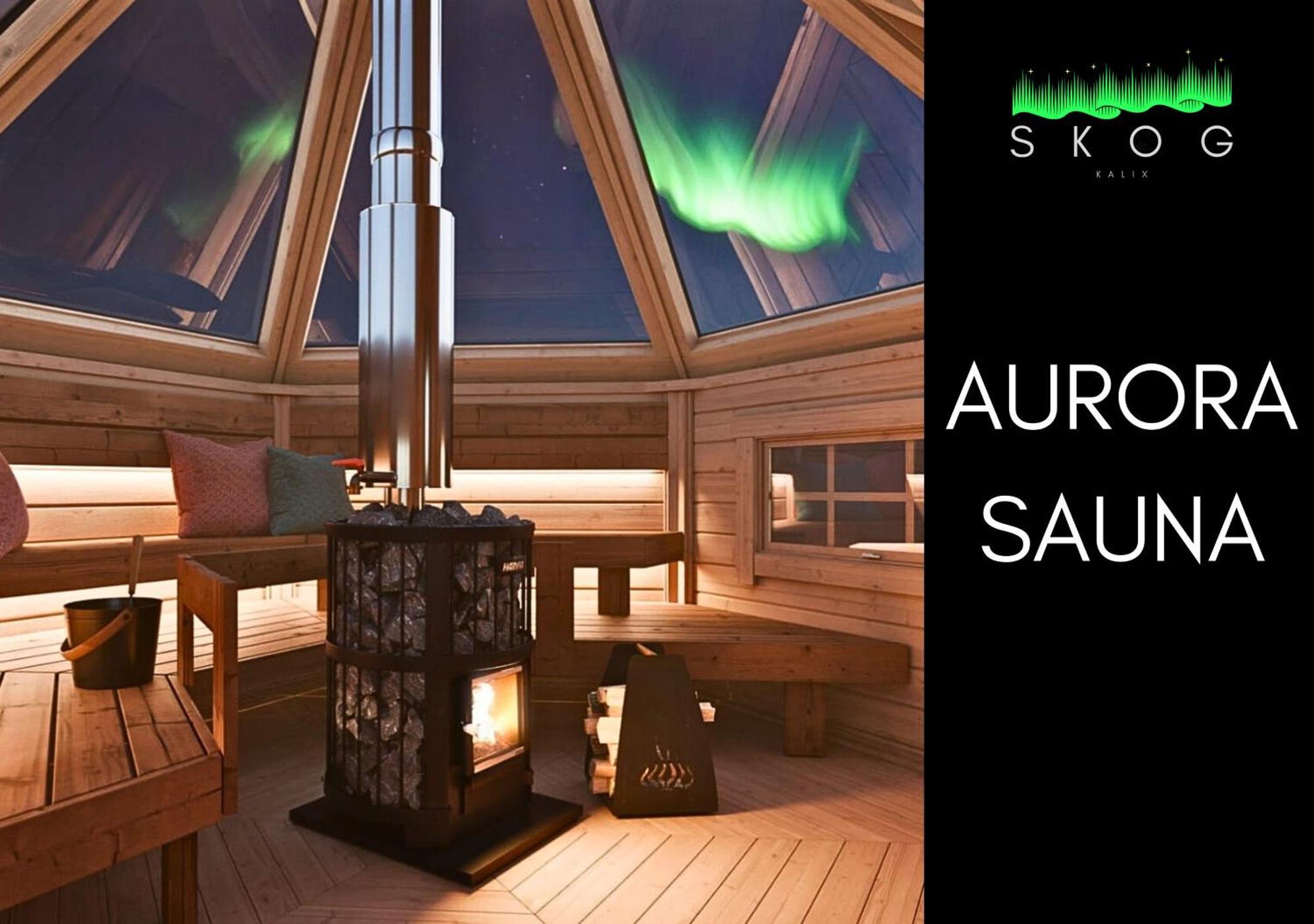 Villa Skog Aurora Igloos Kalix Esterno foto